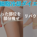 細胞冷却で狙った部位を部分痩せ
